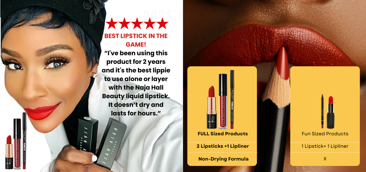 unbotheRED 3-piece Matte RED Lip Kit