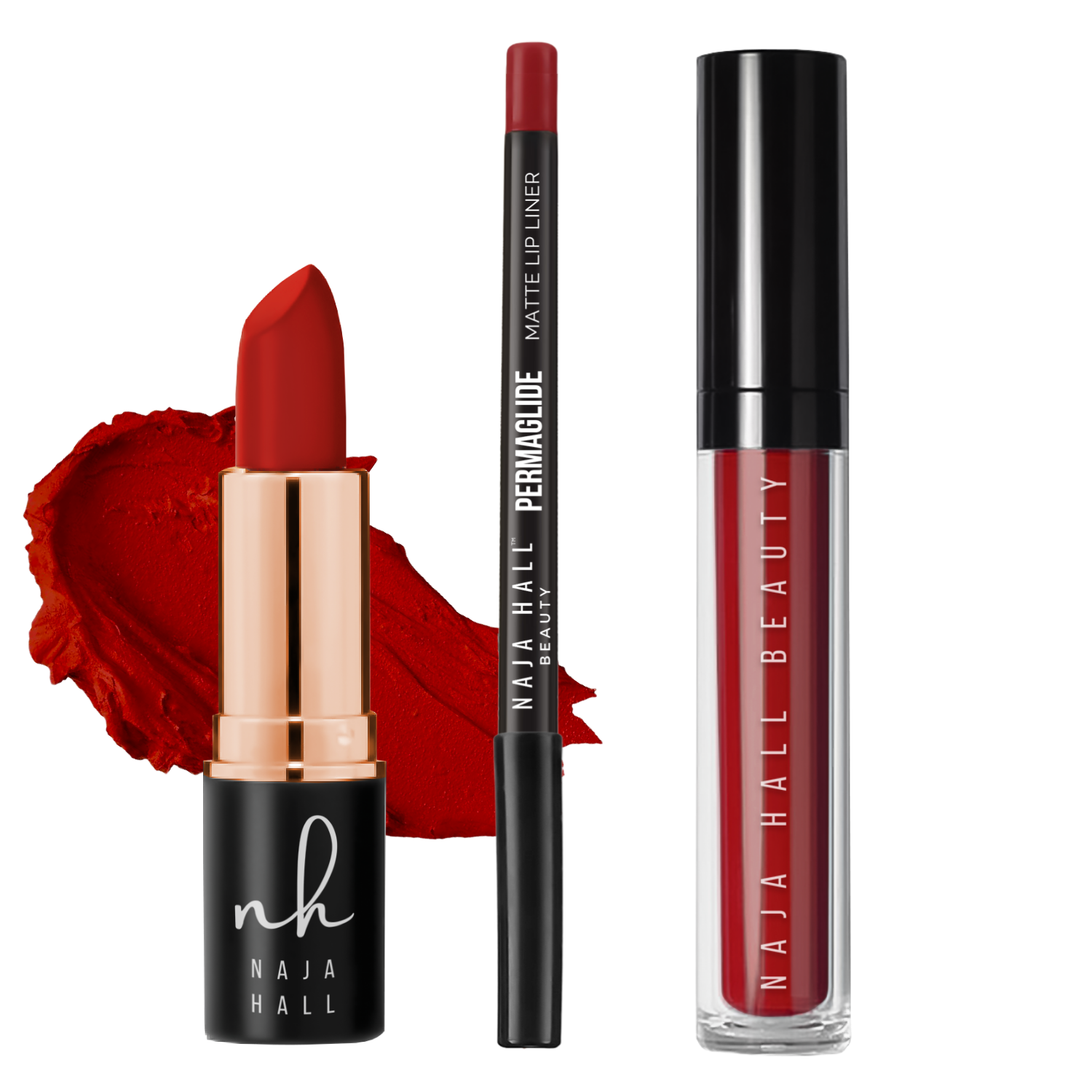 unbotheRED 3-piece Matte RED Lip Kit