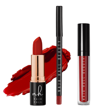 unbotheRED 3-piece Matte RED Lip Kit